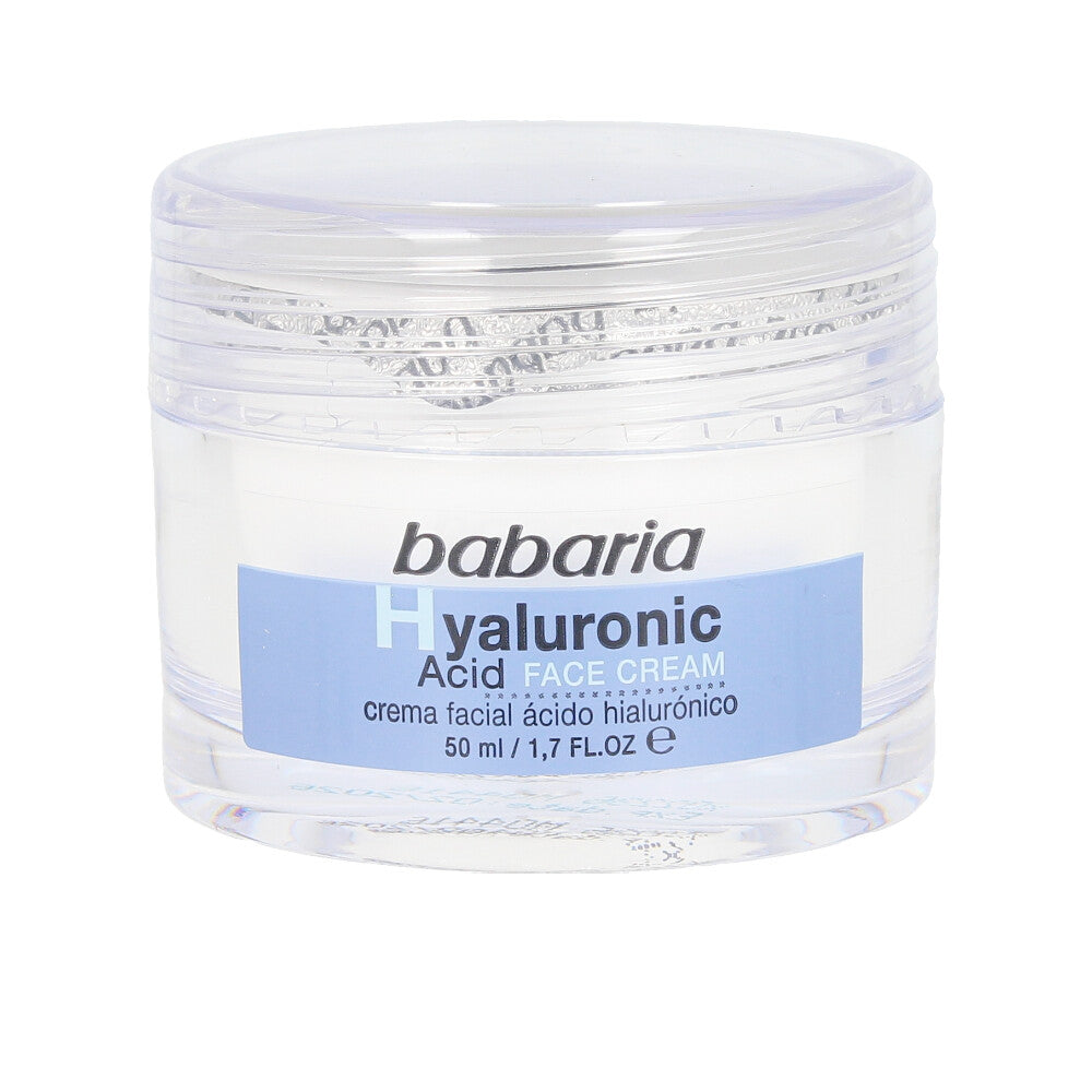 50 ml face cream jar; hyaluronic day cream in neutral container