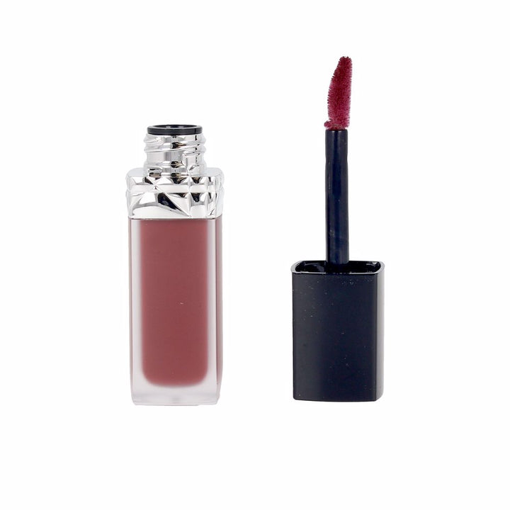 Matte liquid lipstick tube, deep red shade, 6 ml for Women