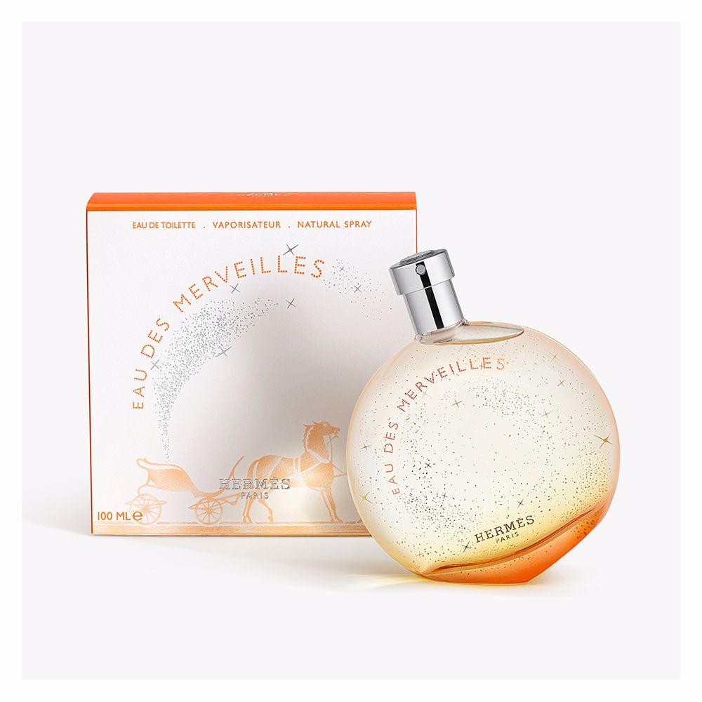 Rounded glass bottle of amber-hued eau de parfum, 50 ml, woody amber notes