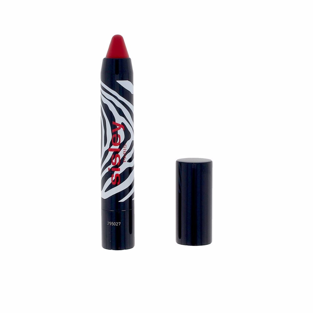 Twist-up lip crayon in true red, 2.5 g, satin-gloss finish