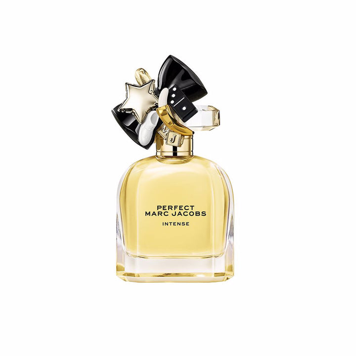 100 ml amber-hued eau de parfum bottle; warm floral woody fragrance