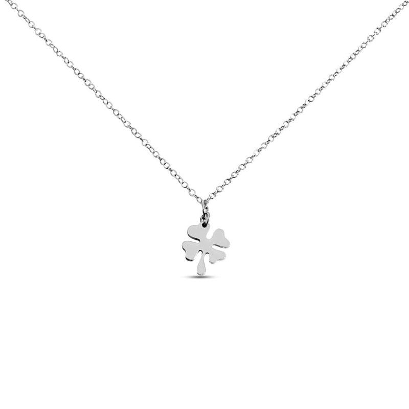 Sleek Minimalist Silver Pendant Necklace