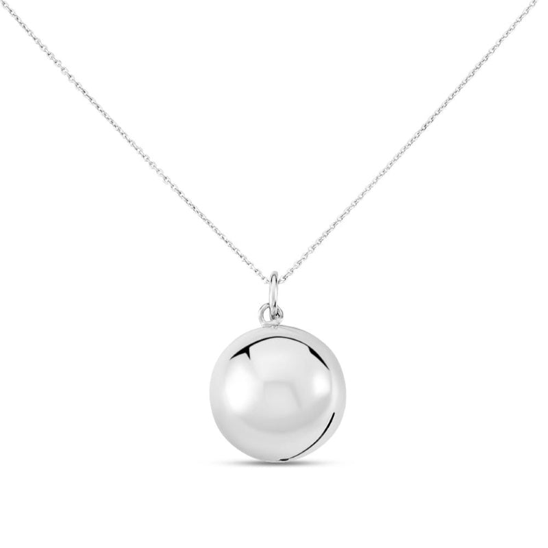 Timeless Elegance Polished Silver Pendant