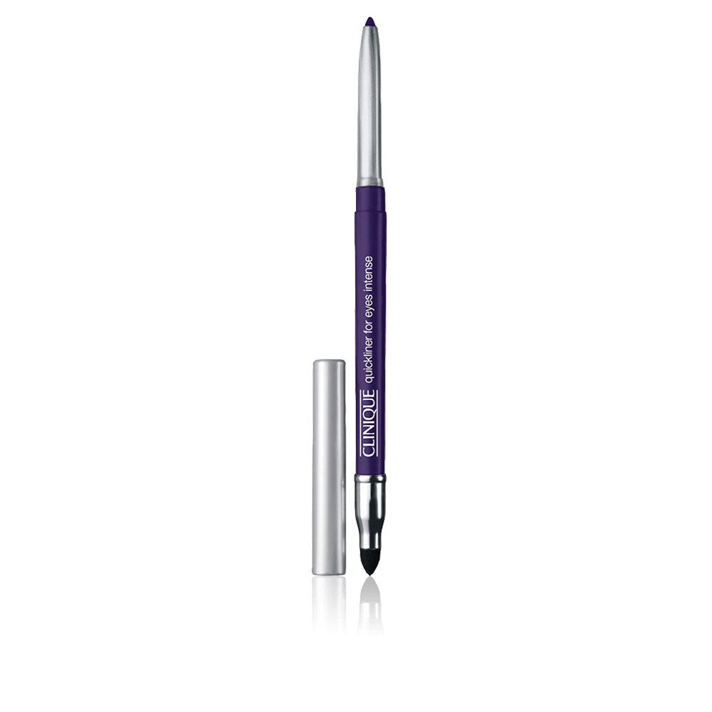 Retractable cream eyeliner pencil in intense chocolate, slim black casing