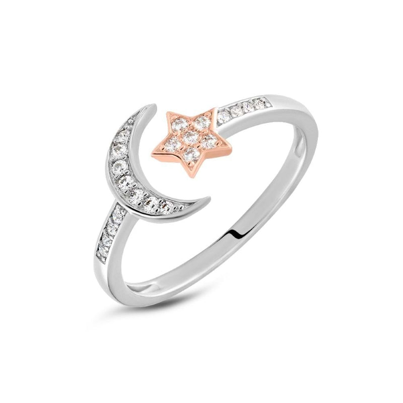 Celestial Harmony Open Band Ring
