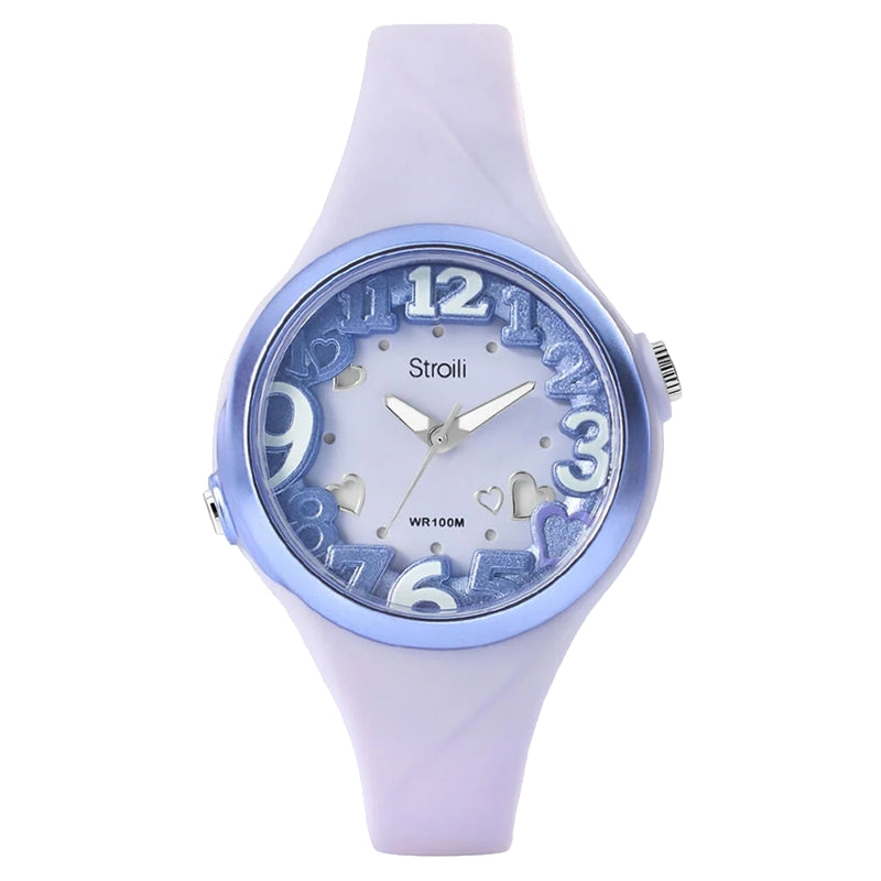 Lavender Elegance Heartbeat Timepiece