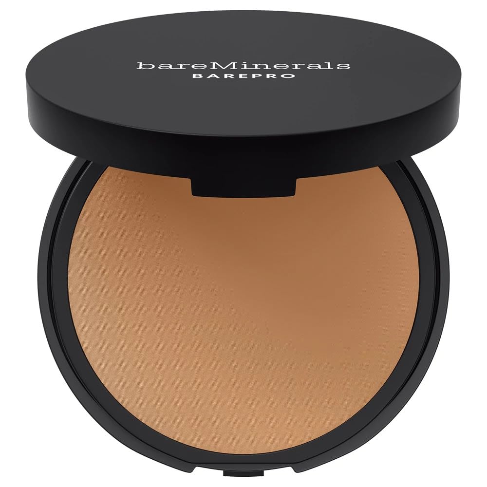 Compact mineral pressed powder, warm shade, 8 g in slim pan