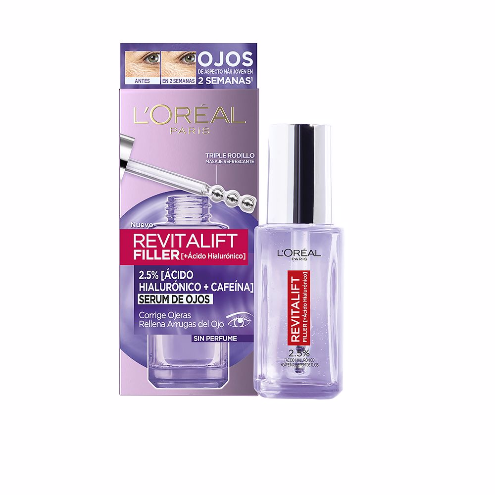 20 ml roll‑on eye serum with hyaluronic acid and caffeine for Women