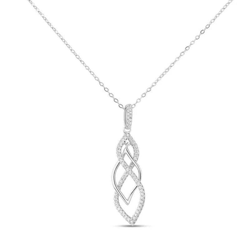 Radiant Elegance Diamond Pendant Necklace