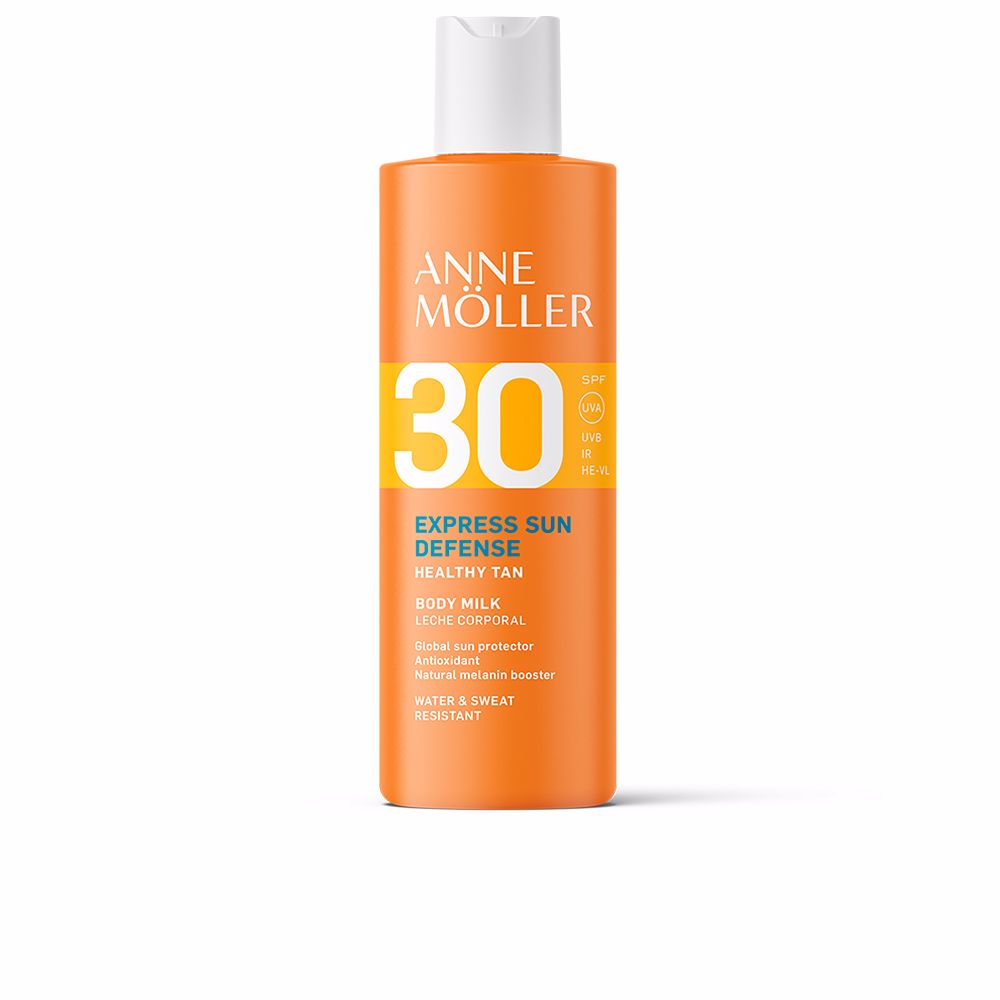 175 ml lightweight SPF 30 body fluid in white tube for Unisex sun protection