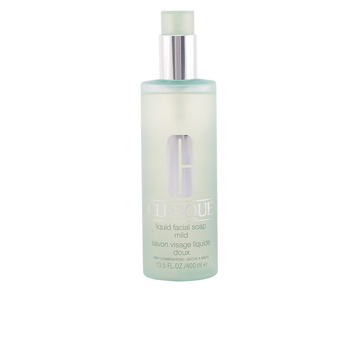 Clear gel facial cleanser in 200 ml pump bottle, fragrance‑free, Unisex