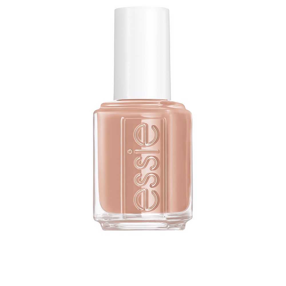 Bottle of cream nail polish, wide tapered brush, 13.5 ml, high‑shine finish