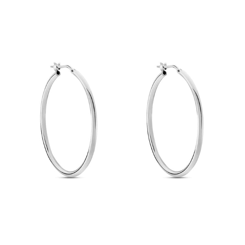 Timeless Classic Silver Hoop Elegance
