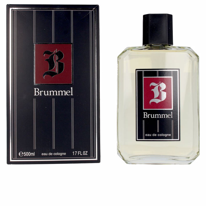 500 ml clear eau de cologne bottle with classic label, citrus and woody notes