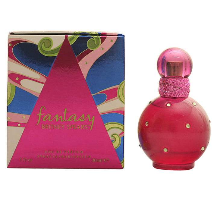 Spherical fuchsia perfume bottle with crystal accents, 30 ml, gourmand floral scent for Women
