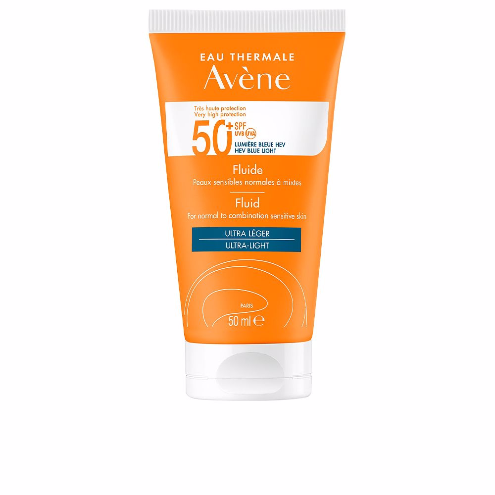 50 ml matte-finish unisex facial sunscreen fluid in recyclable tube