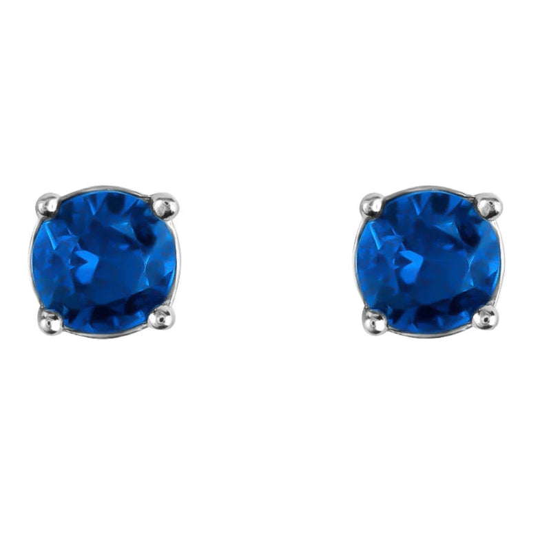 Timeless Deep Blue Elegance Studs
