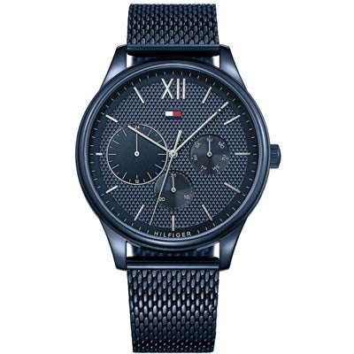 Navy Precision Chronograph Mesh Strap Timepiece