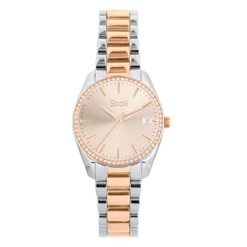 Timeless Rose Gold Elegance with Crystal Accents