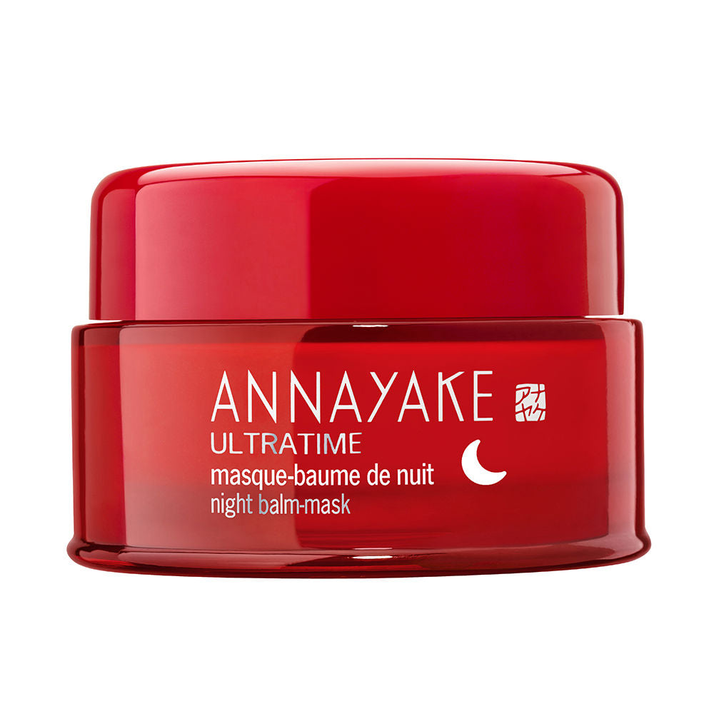 50 ml night balm-mask jar, creamy balm texture, restorative treatment for Women