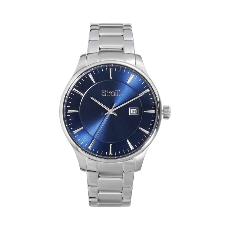 Timeless Blue Dial Stainless Steel Classic