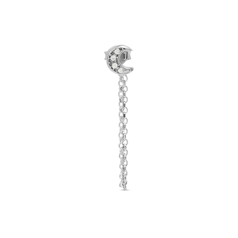 Sleek Silver Elegance with Crystal Sparkle