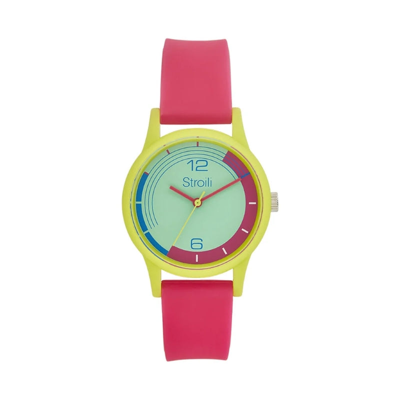 Vibrant Elegance Timepiece with Colorful Dial Accents