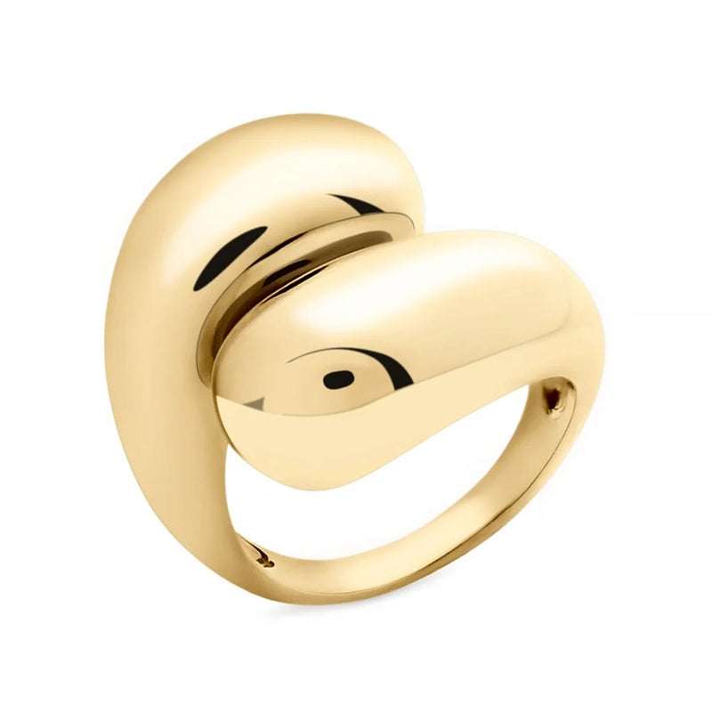 Polished Gold Elegance Ring