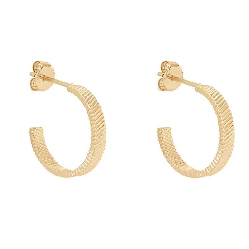 Timeless Gold Classic Hoop Earrings