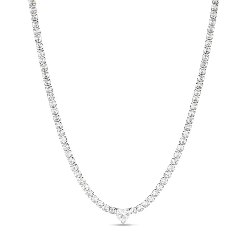 Timeless Radiance Diamond Tennis Necklace