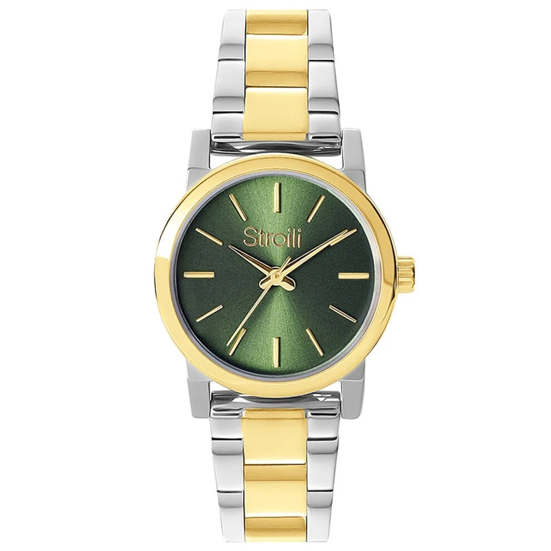 Timeless Harmony Two-Tone Green Dial Watch