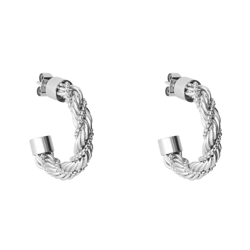 Timeless Silver Hoop Elegance