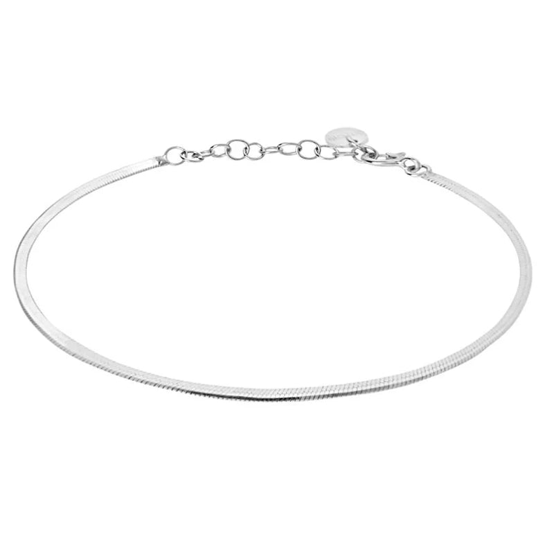 Sleek Silver Minimalist Bracelet