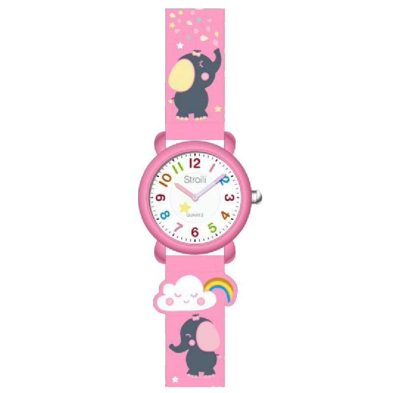 Whimsical Quartz Timekeeper with Playful Motifs
