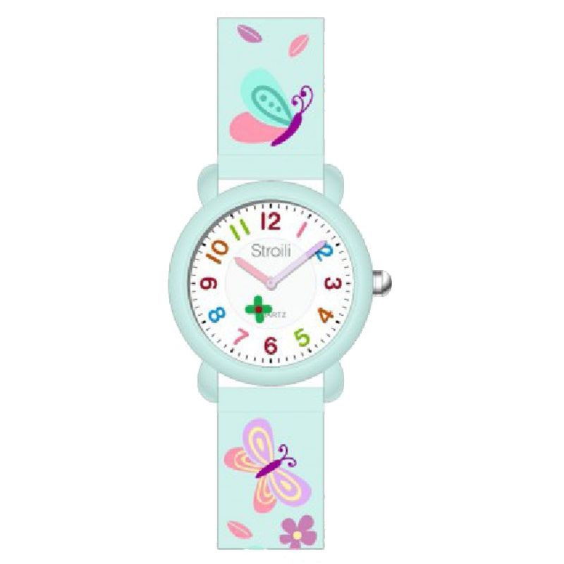 Whimsical Timekeeper with Colorful Numeric Dial