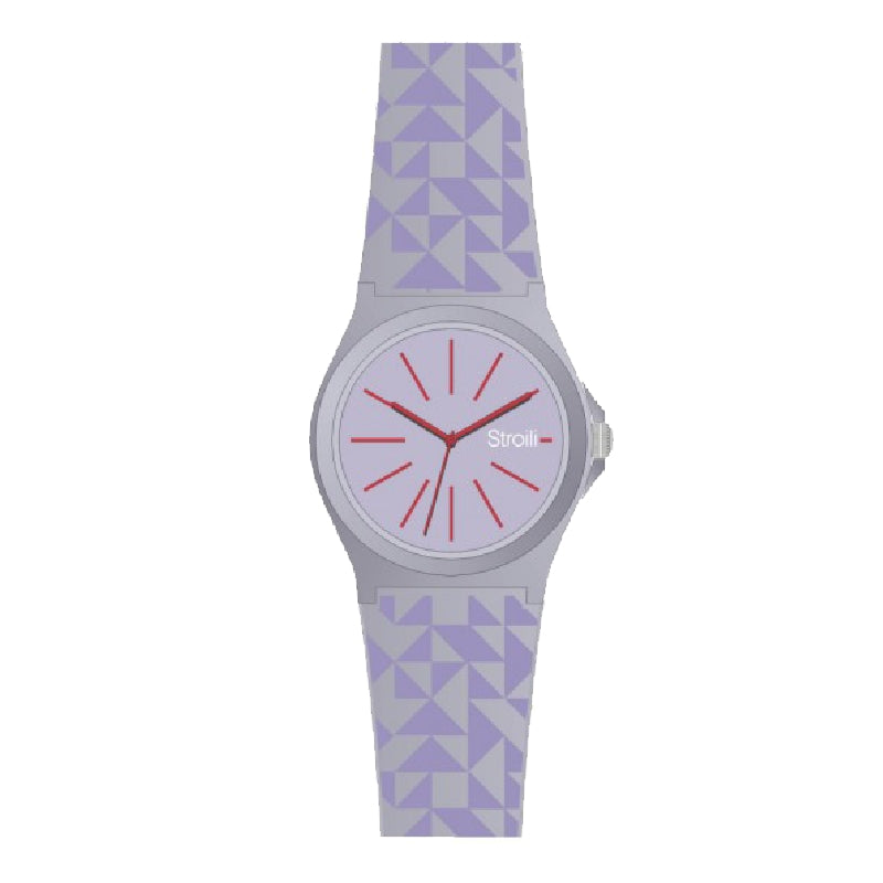 Lavender Elegance Three-Hand Analog Watch
