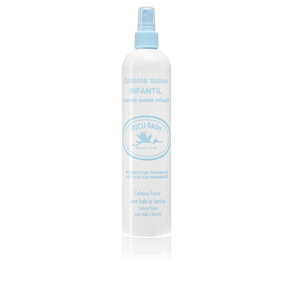 500 ml clear spray bottle of gentle citrus baby cologne, unisex