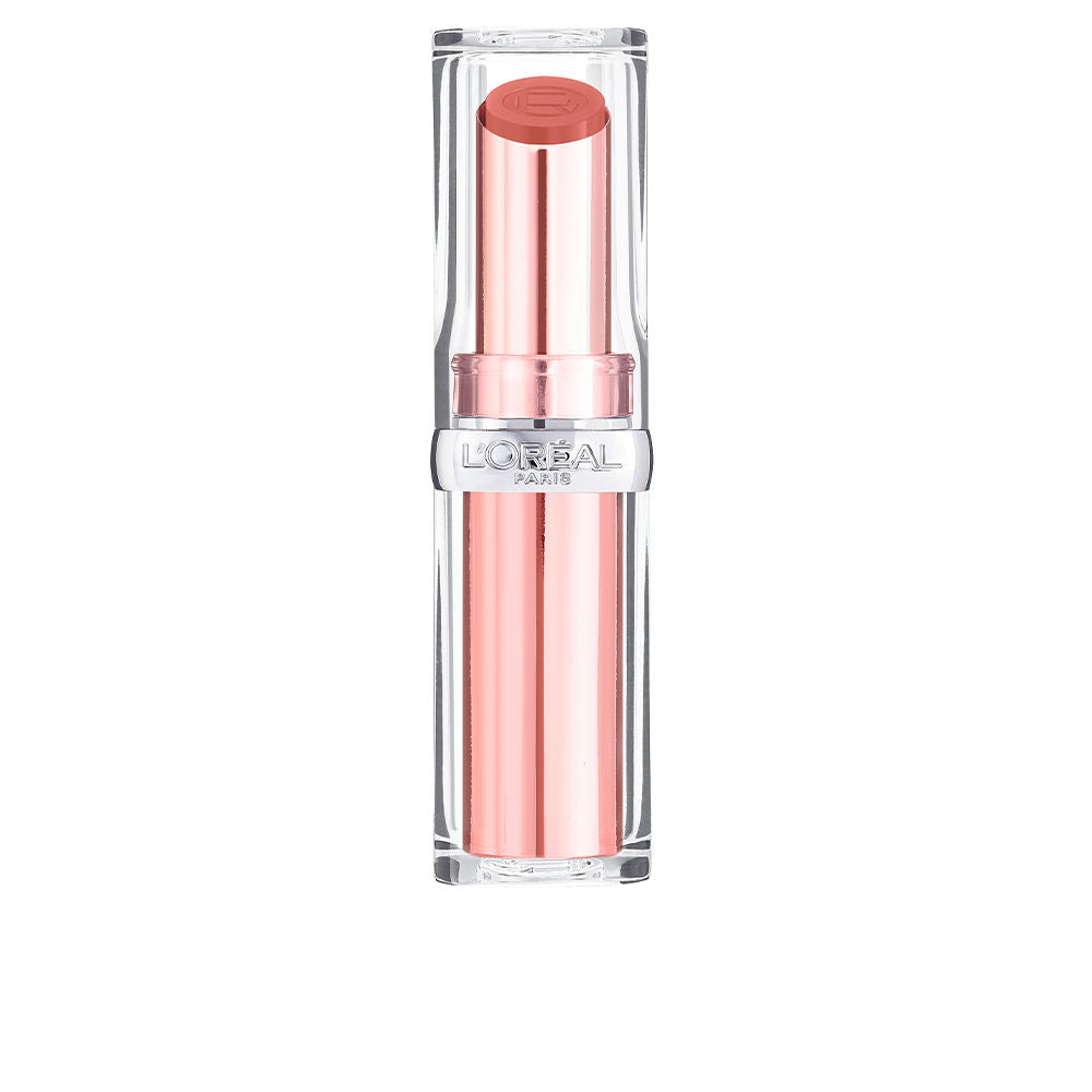Compact tinted lip balm stick, nude-satin shade, 3.8 g, oil-enriched formula