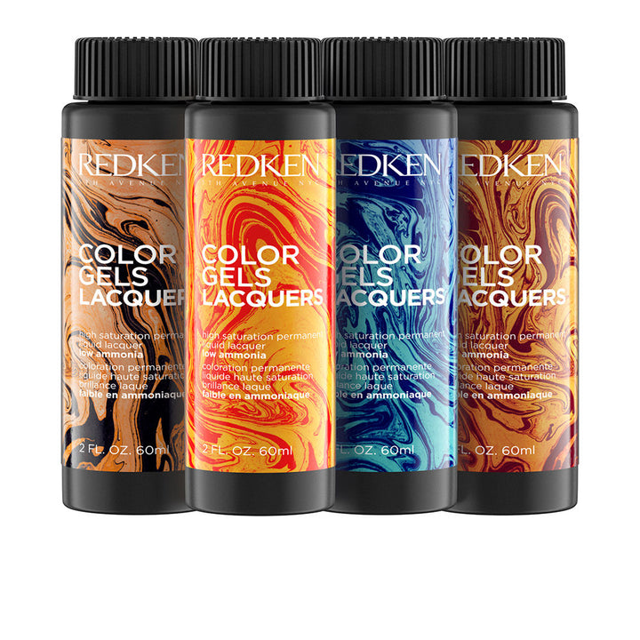 Three 60 ml bottles of truffle permanent colour gel lacquer, liquid lacquer bottle