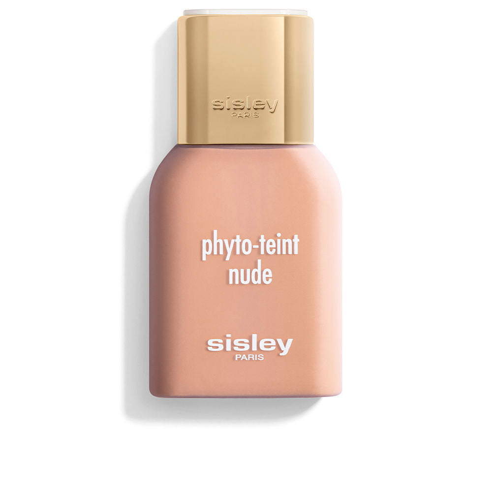 30 ml liquid satin foundation in 2C Soft Beige, tube and swatch visible
