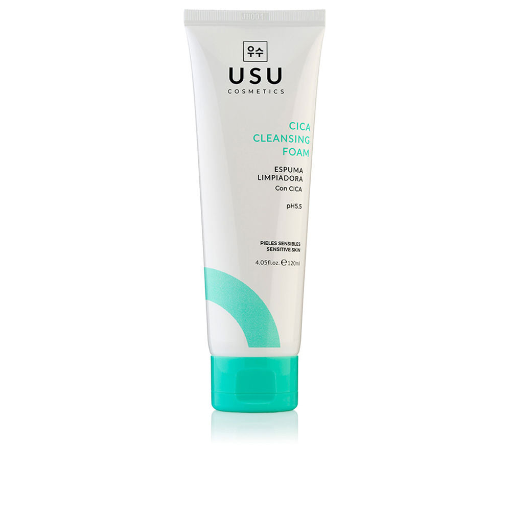 120 ml white pump bottle of Centella calming cleansing foam for Women