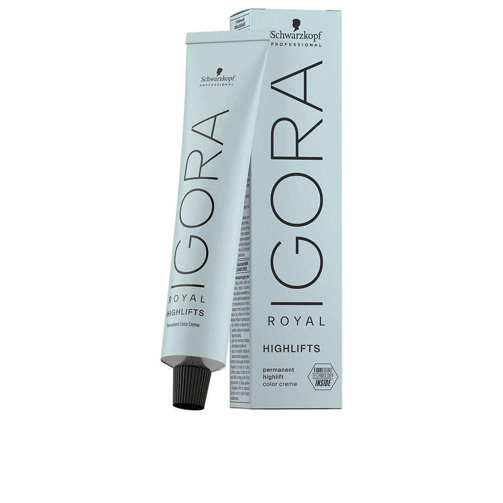 60 ml tube of high-lift blonde hair colour cream, cool ash tone, FibreBond formula, Unisex