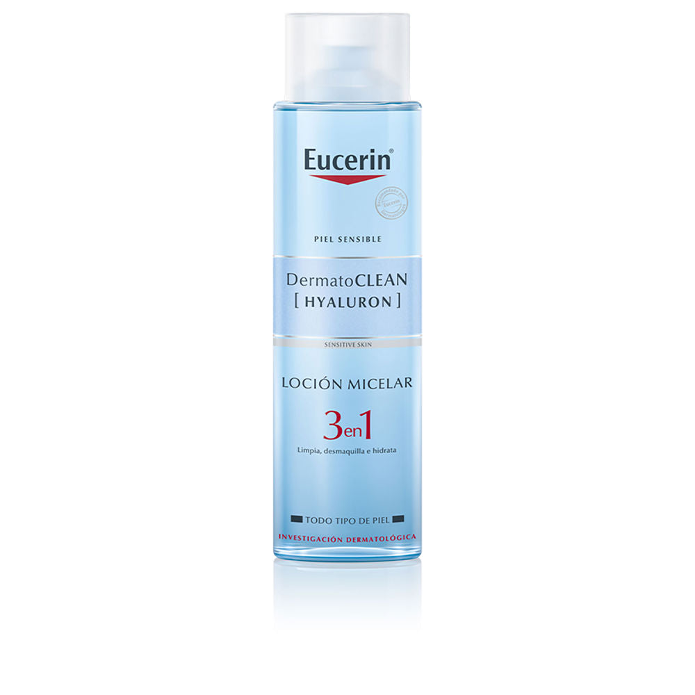 400 ml clear micellar cleansing lotion bottle, gentle formula, Unisex