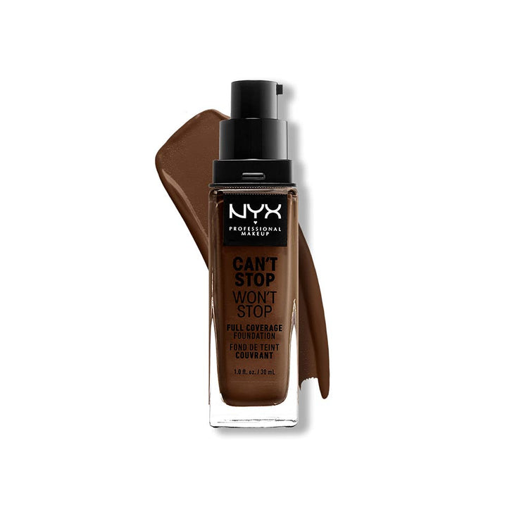 30 ml chestnut shade bottle of matte liquid foundation, Unisex long-wear