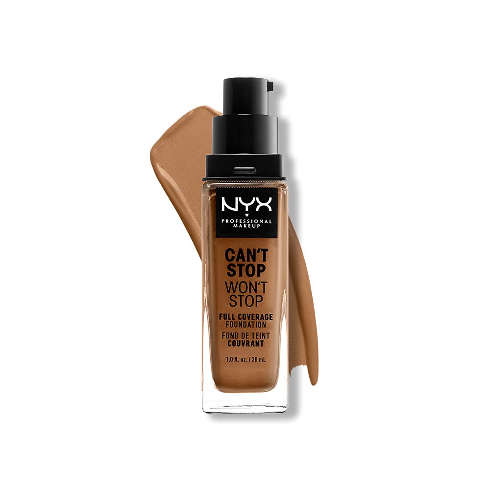 Bottle of honey-coloured fluid matte foundation, 30 ml, Unisex