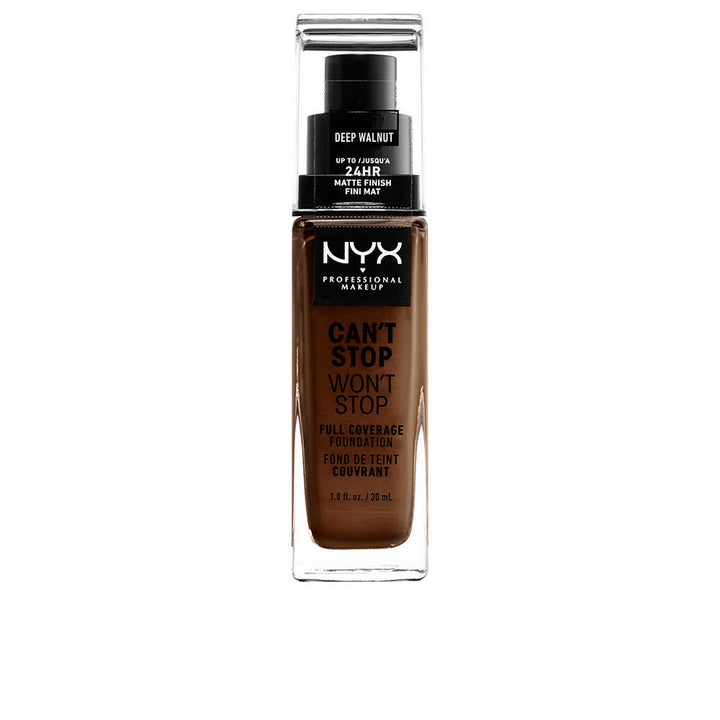 30 ml tube of fluid matte foundation in Deep Walnut shade, Unisex