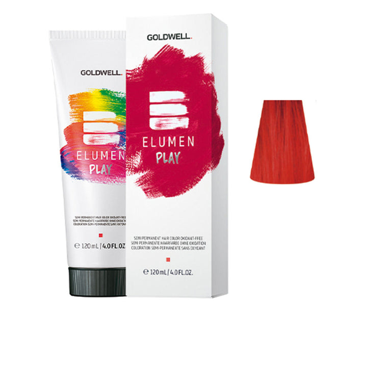 120 ml tube of high‑pigment red semi‑permanent hair colour, professional salon packaging