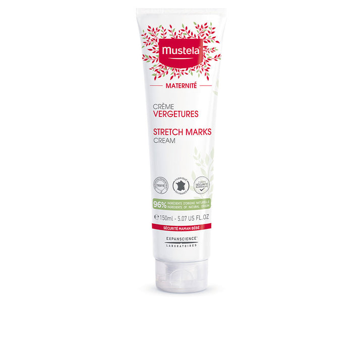150 ml cream tube for pregnancy stretch marks, fragrance‑free, passionfruit and avocado