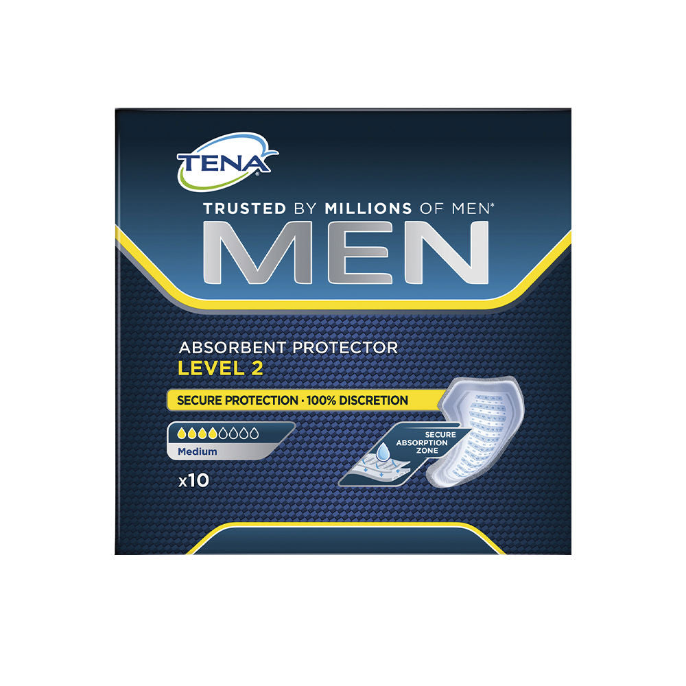 Slim cup-shaped absorbent protector pack of 10, ultra-thin discreet design