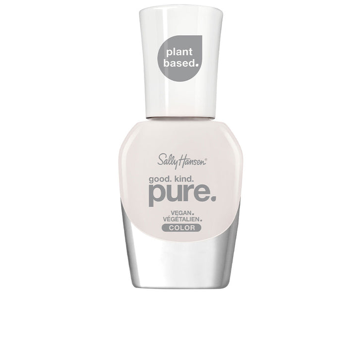 10 ml white tea nail polish bottle with plant-fibre brush and recycled cap